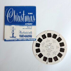 VINTAGE The Christmas Story Part 2 View Master Reel The Shepherds Illustrated
